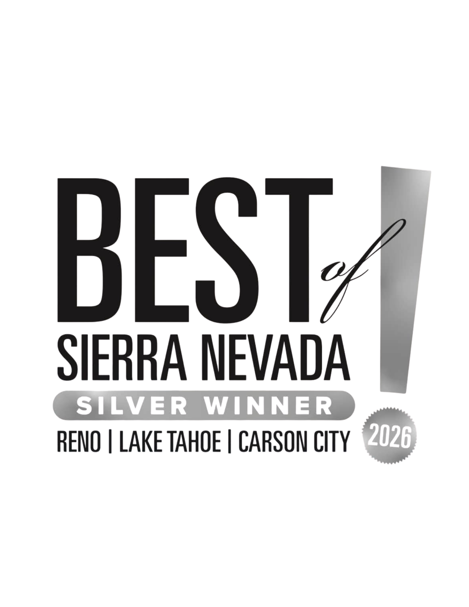 Best of Sierra Nevada 2026 Silver Winner badge